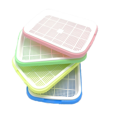 صواني PP Microgreen قابلة لإعادة التدوير مع غطاء غطاء استخدام المطبخ